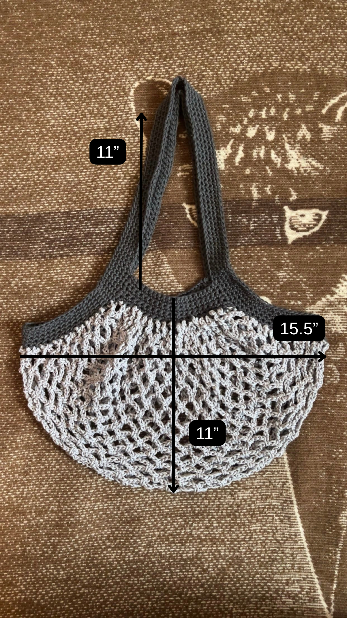 Cotton Market Bag 🍊🍋🍎