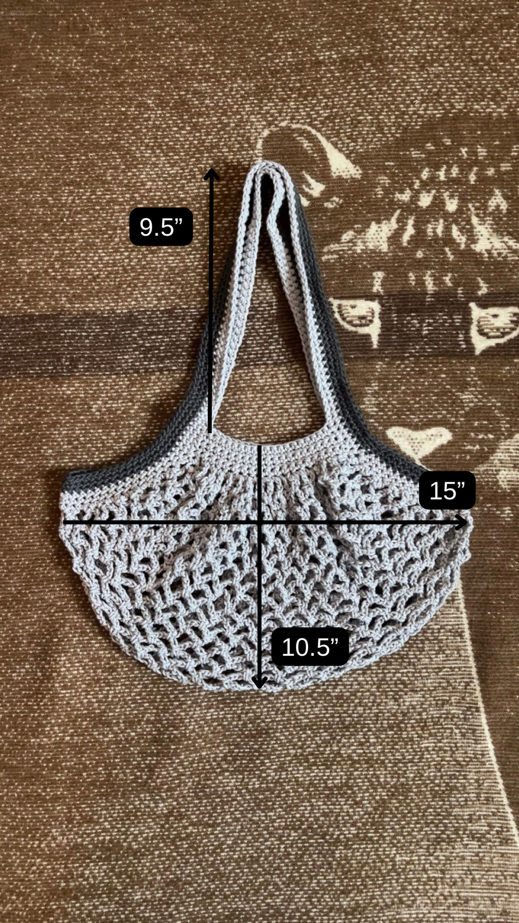 Cotton Market Bag 🍊🍋🍎